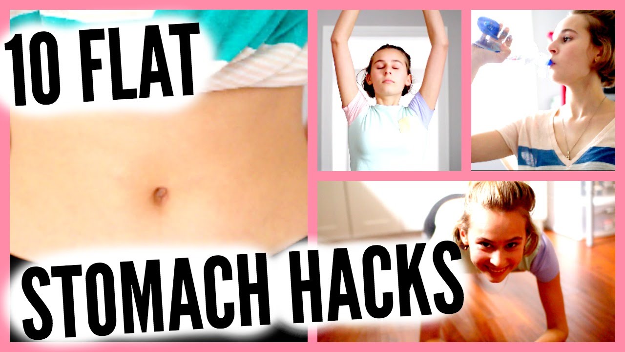 10 FLAT STOMACH HACKS: HACKS TO GET YOU A FLAT STOMACH INSTANTLY