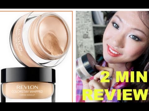2 min review: Revlon Colorstay Whipped Creme Foundation