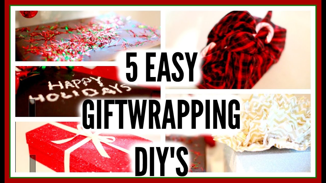 5 EASY GIFT WRAPPING HACKS