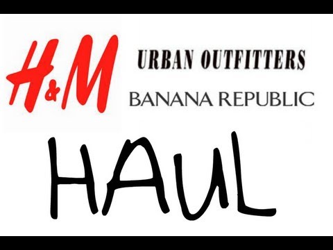 75% off Haul! Urban outfitters, H&M, Banana Republic