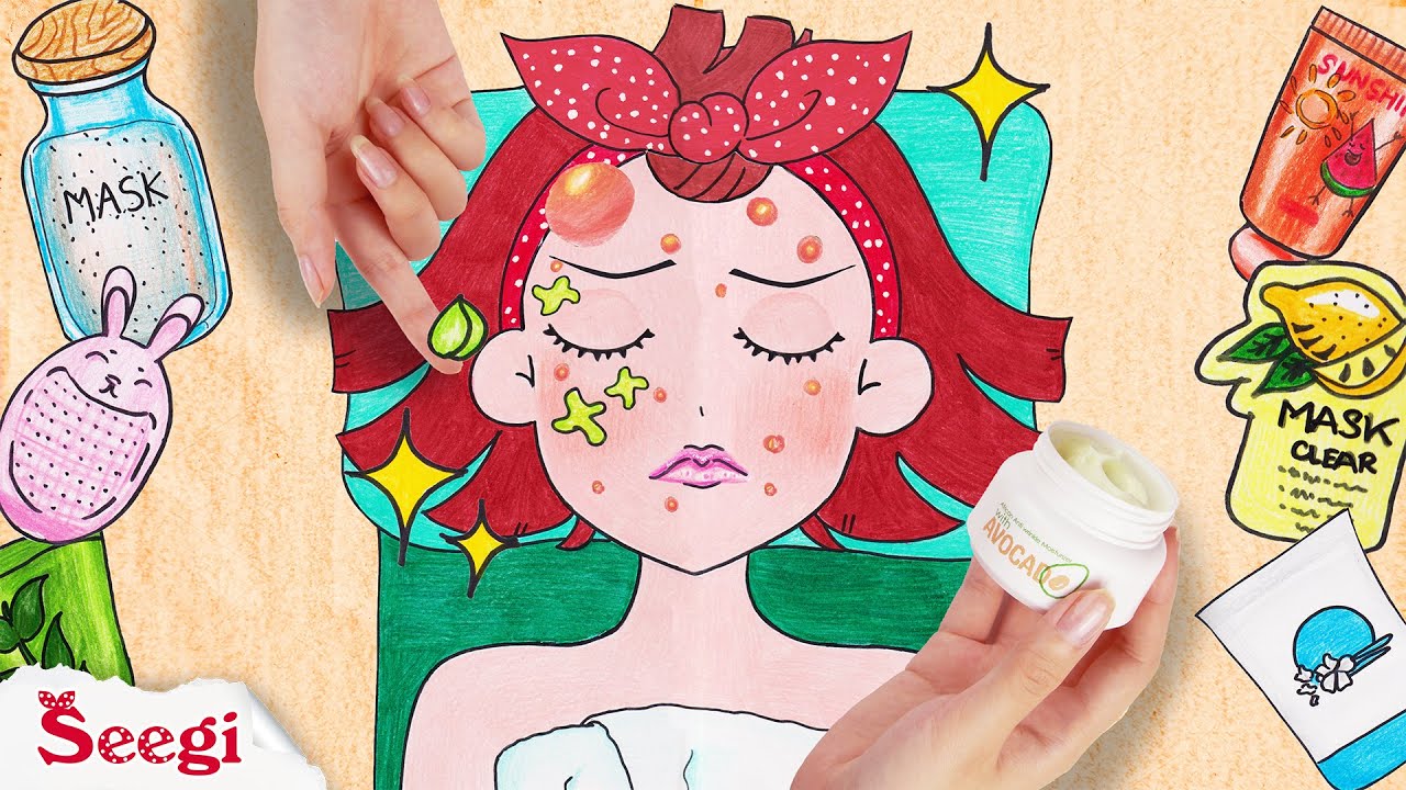 ACNE Skincare / PIMPLE popping with Seulgi – Stop Motion Paper