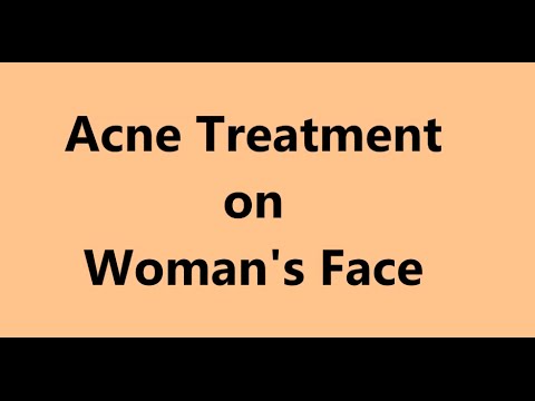 Acne Treatment on Woman’s Face – Right side