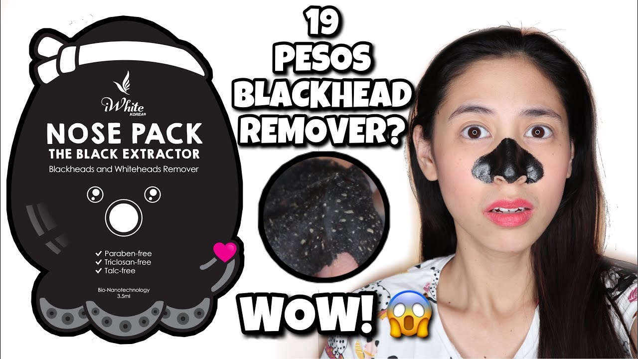 BAGONG NOSE PACK NG iWHITE! Php 19 THE BLACK EXTRACTOR!