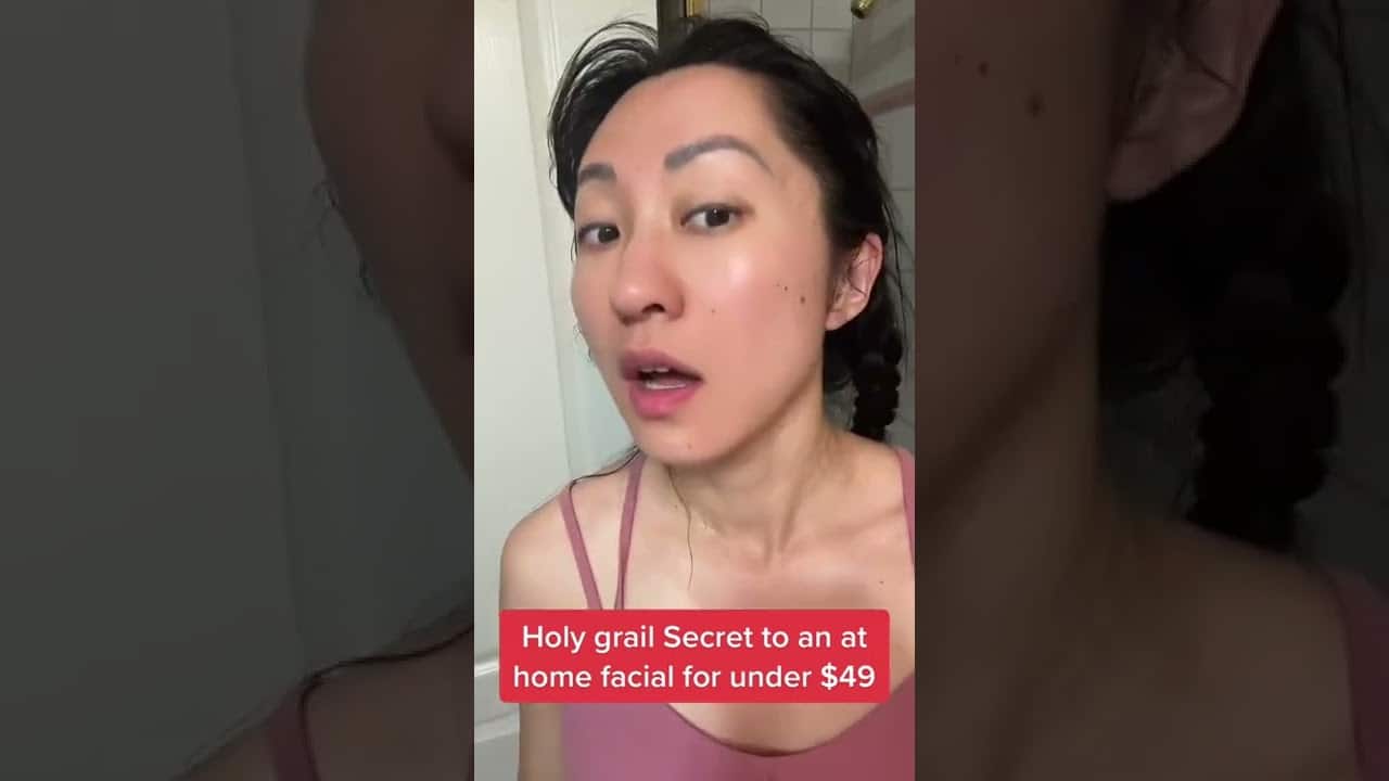 holy grail AT HOME facial for less than $40