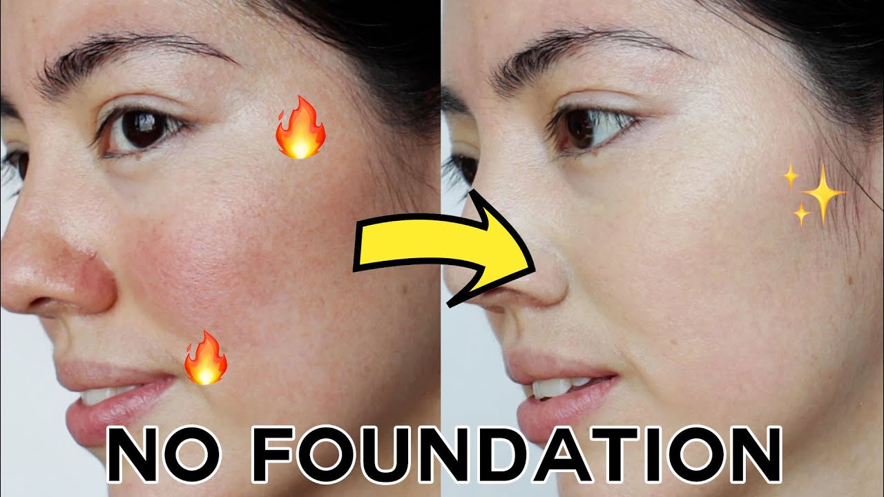 How to Cover Redness & Rosacea WITHOUT Foundation  • skincare & makeup for sensitive skin!