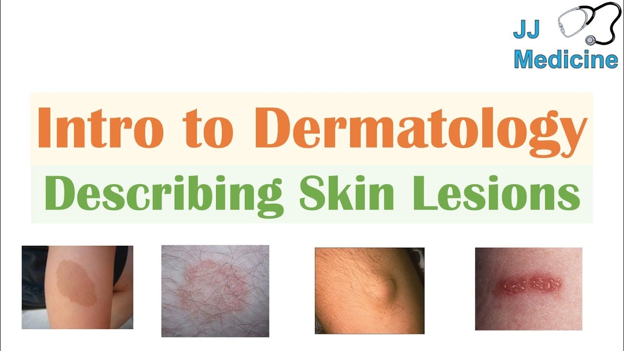 Introduction to Dermatology | The Basics | Describing Skin Lesions (Primary & Secondary Morphology)