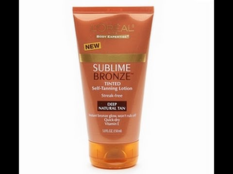 L’oreal sublime bronze tinted self tanning lotion review