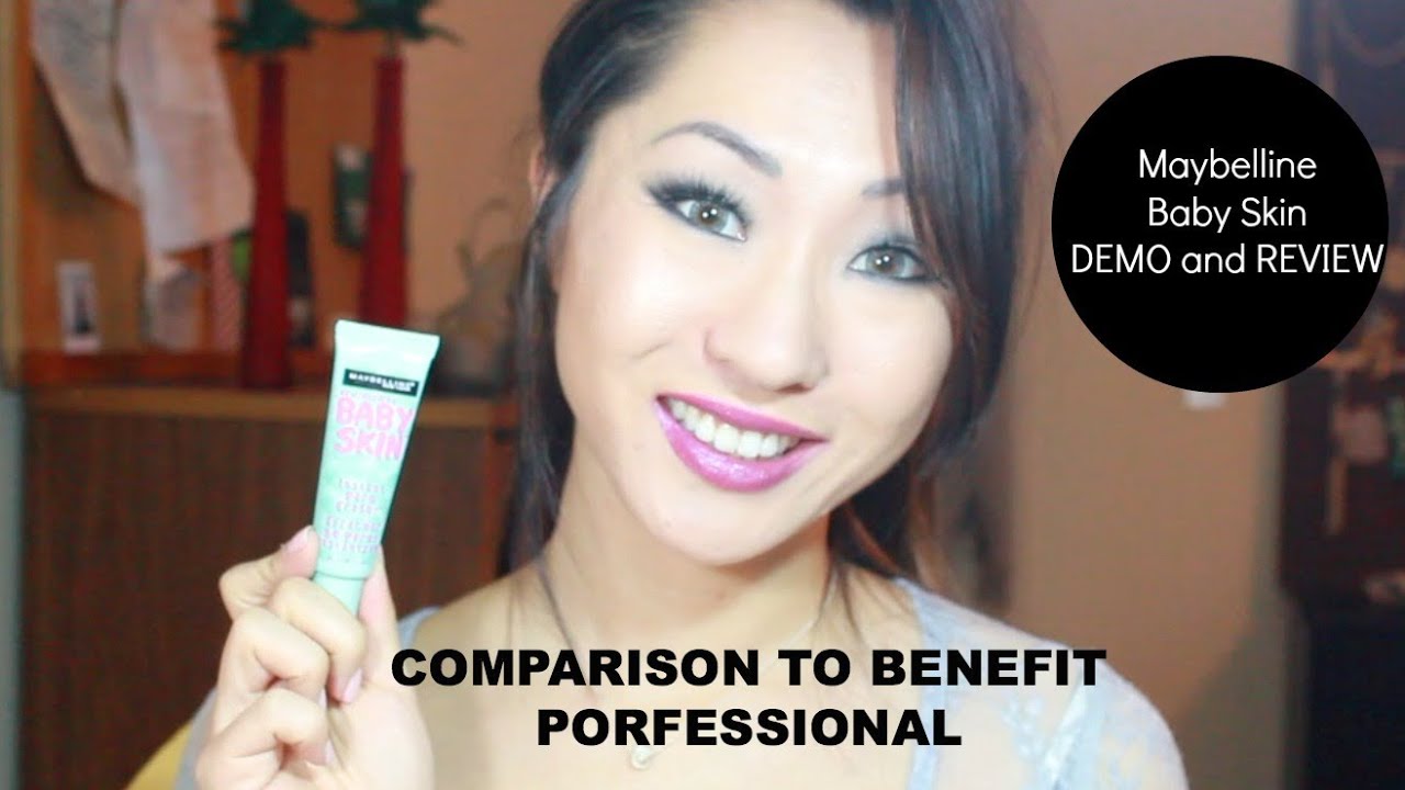 MAYBELLINE BABY SKIN COMPARISON REVIEW TO BENEFIT PORFESSIONAL AND MAC STAY MATTE