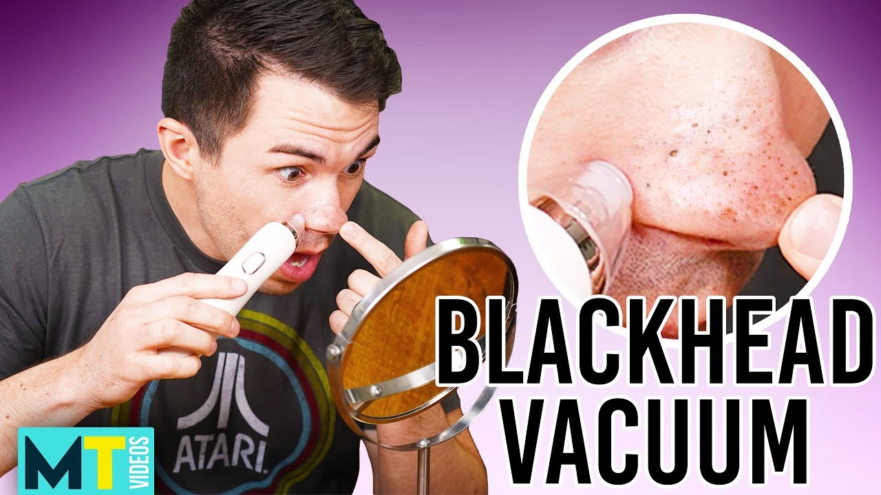 Men Try the Best Rated Blackhead Vacuum on Amazon