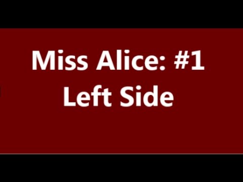 Miss Alice  #1 Left Side