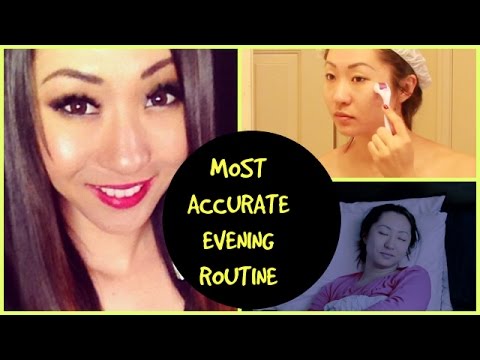 MOST ACCURATE NIGHT EVENING ROUTINE ON YOUTUBE! | PERFECT BEAUTY