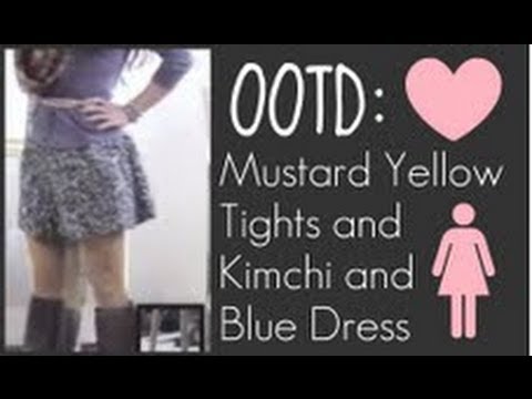 OOTD:  Tights and  Dress