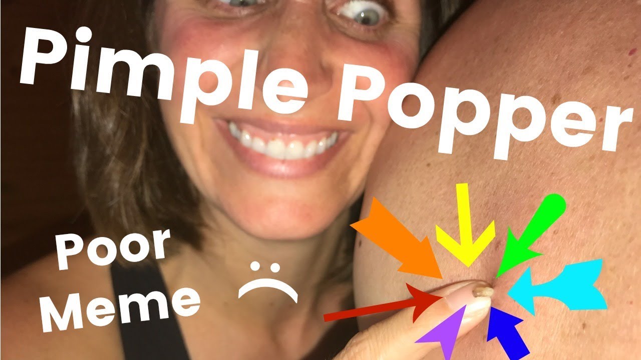 Pimple popping on my grandma’s back!!!