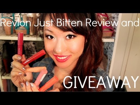 Revlon Just Bitten Kissable Lip Stain Review + Giveaway!