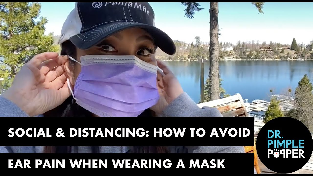 SOCIAL & DISTANCING: Avoid EAR PAIN when wearing a mask