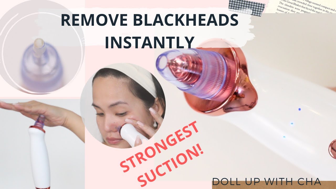 TIPS ON HOW TO USE BLACKHEAD VACUUM| BEST Blackhead Suction/Remover| REMOVE BLACKHEADS INSTANTLY!