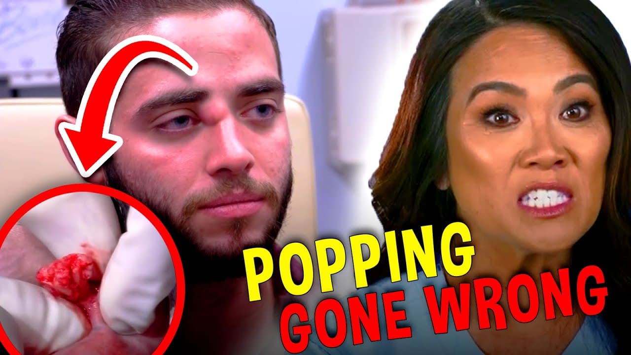 What happens when a Pimple Popping goes BAD on Dr. Pimple Pimple Popper??